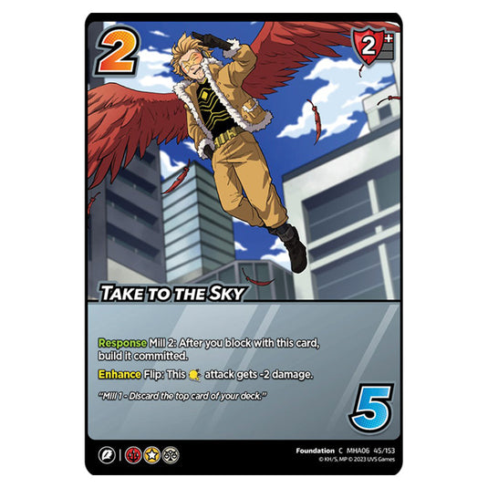 Take to the Sky card from the My Hero Academia set Jet Burn C MHA06 45/153