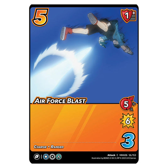 Air Force Blast card from the My Hero Academia set Jet Burn C MHA06 56/153