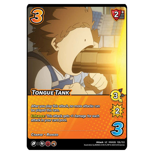 Tongue Tank card from the My Hero Academia set Jet Burn UC MHA06 136/153