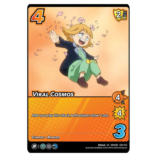 Viral Cosmos card from the My Hero Academia set Jet Burn UC MHA06 138/153