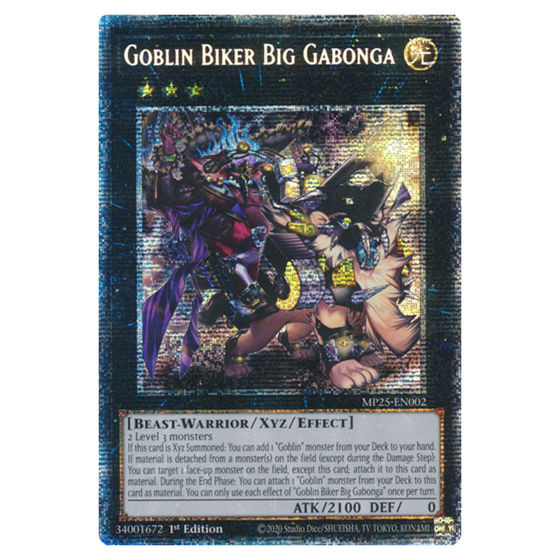 Yu-Gi-Oh! - 2025 Mega Pack - Goblin Biker Big Gabonga (Starlight Rare)