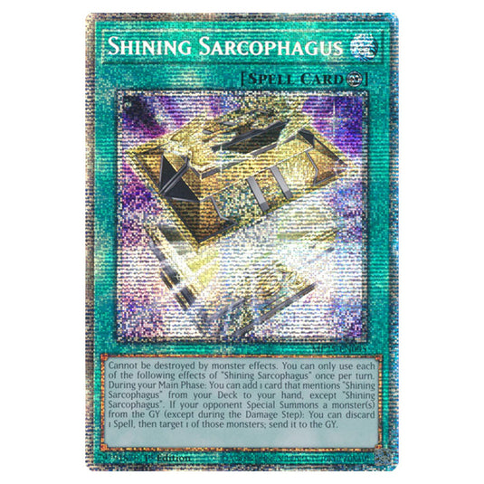 Shining Sarcophagus MP25-EN005 card from the Yu-Gi-Oh! set 2025 Mega Pack