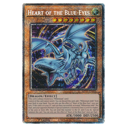 Heart of the Blue-Eyes MP25-EN013 card from the Yu-Gi-Oh! set 2025 Mega Pack