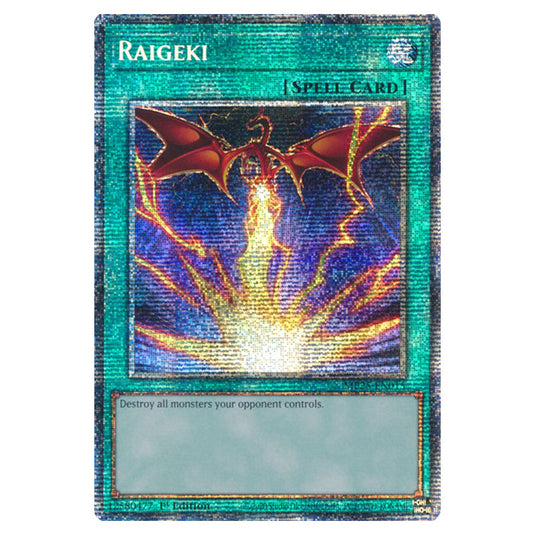 Raigeki MP25-EN015 card from the Yu-Gi-Oh! set 2025 Mega Pack