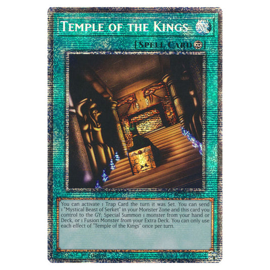 Temple of the Kings MP25-EN017 card from the Yu-Gi-Oh! set 2025 Mega Pack