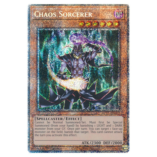 Chaos Sorcerer MP25-EN019 card from the Yu-Gi-Oh! set 2025 Mega Pack