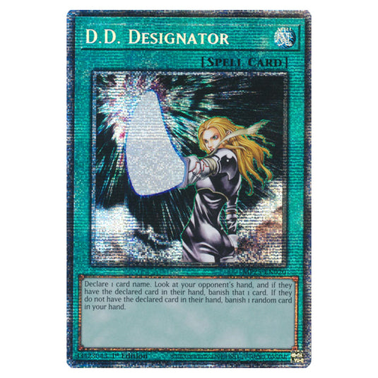 D.D. Designator MP25-EN020 card from the Yu-Gi-Oh! set 2025 Mega Pack