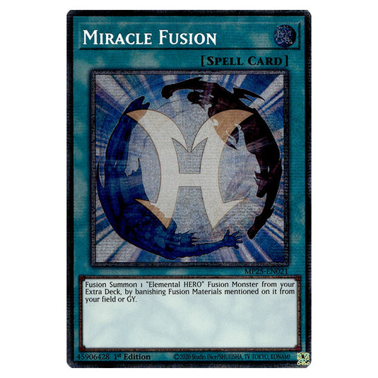 Miracle Fusion MP25-EN021 card from the Yu-Gi-Oh! set 2025 Mega Pack