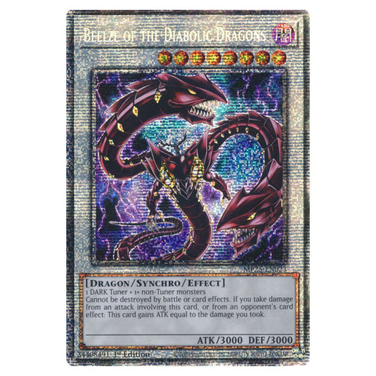Beelze of the Diabolic Dragons MP25-EN023 card from the Yu-Gi-Oh! set 2025 Mega Pack