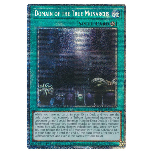 Domain of the True Monarchs MP25-EN026 card from the Yu-Gi-Oh! set 2025 Mega Pack