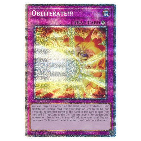 Obliterate!!! MP25-EN029 card from the Yu-Gi-Oh! set 2025 Mega Pack