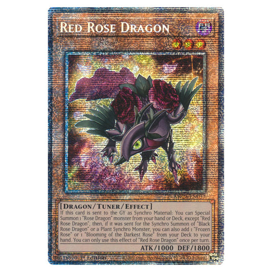 Red Rose Dragon MP25-EN037 card from the Yu-Gi-Oh! set 2025 Mega Pack
