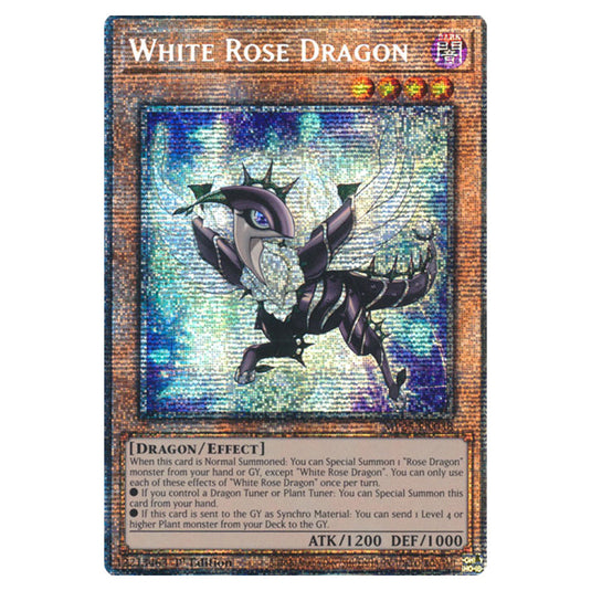 White Rose Dragon MP25-EN038 card from the Yu-Gi-Oh! set 2025 Mega Pack