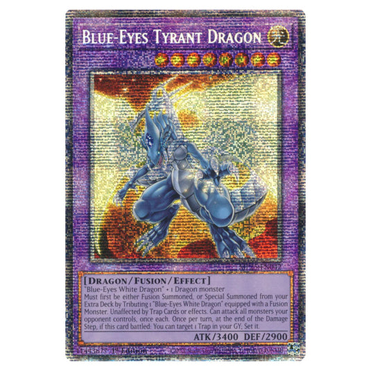 Blue-Eyes Tyrant Dragon MP25-EN042 card from the Yu-Gi-Oh! set 2025 Mega Pack