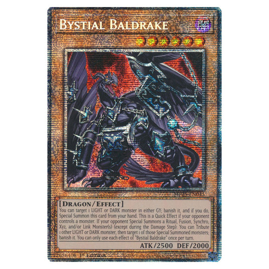 Bystial Baldrake MP25-EN045 card from the Yu-Gi-Oh! set 2025 Mega Pack