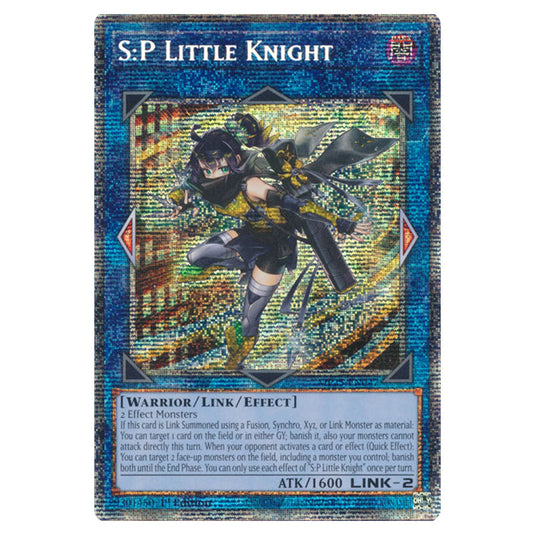 S:P Little Knight MP25-EN047 card from the Yu-Gi-Oh! set 2025 Mega Pack