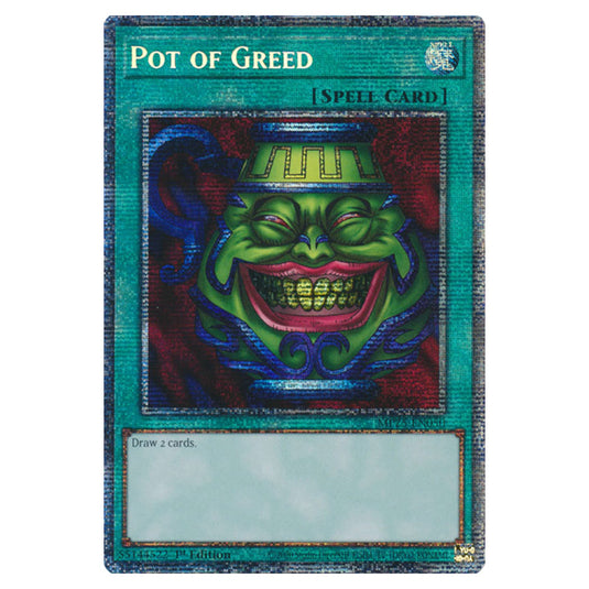 Pot of Greed MP25-EN050 card from the Yu-Gi-Oh! set 2025 Mega Pack