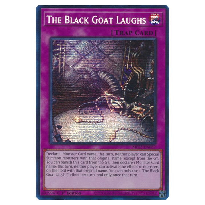 Yu-Gi-Oh! - 2025 Mega Pack - The Black Goat Laughs (Prismatic Secret Rare) MP25-EN057