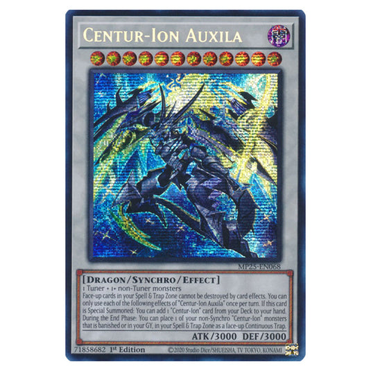 Centur-Ion Auxila MP25-EN068 card from the Yu-Gi-Oh! set 2025 Mega Pack