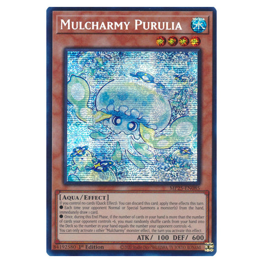 Mulcharmy Purulia MP25-EN085 card from the Yu-Gi-Oh! set 2025 Mega Pack