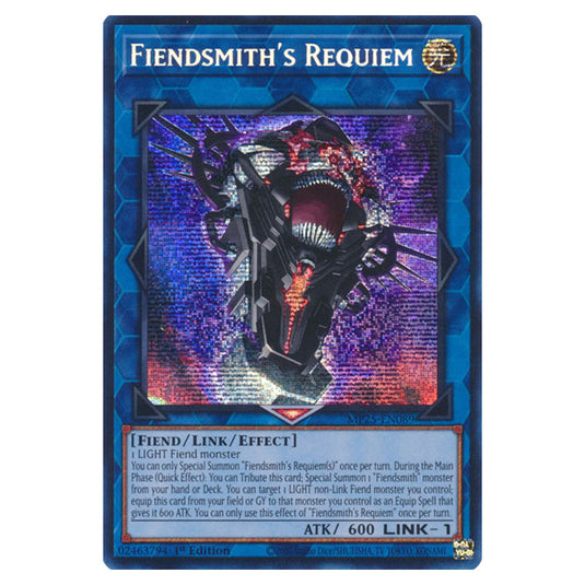 Fiendsmith's Requiem MP25-EN089 card from the Yu-Gi-Oh! set 2025 Mega Pack