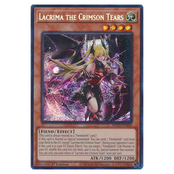 LACRIMA/CRIMSON TEARS トレーディングカード PSA 10 YuGiOh Lacrima Crimson Tears JP014 25th Secret Rare