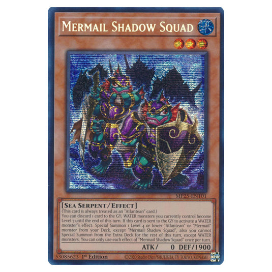 Mermail Shadow Squad MP25-EN101 card from the Yu-Gi-Oh! set 2025 Mega Pack