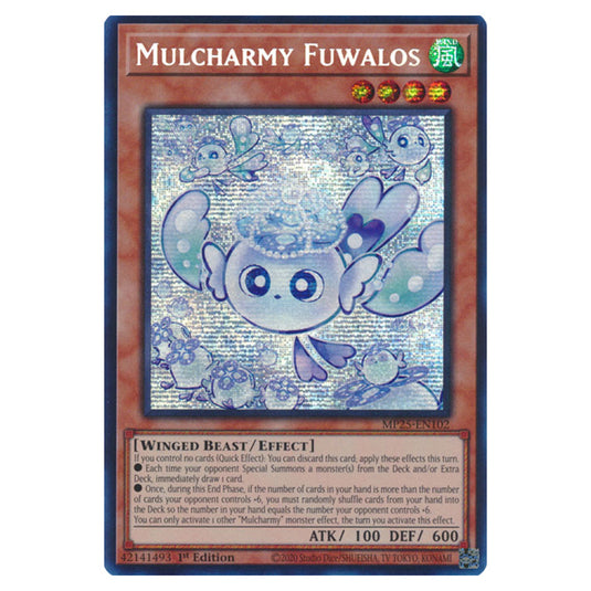 Mulcharmy Fuwalos MP25-EN102 card from the Yu-Gi-Oh! set 2025 Mega Pack