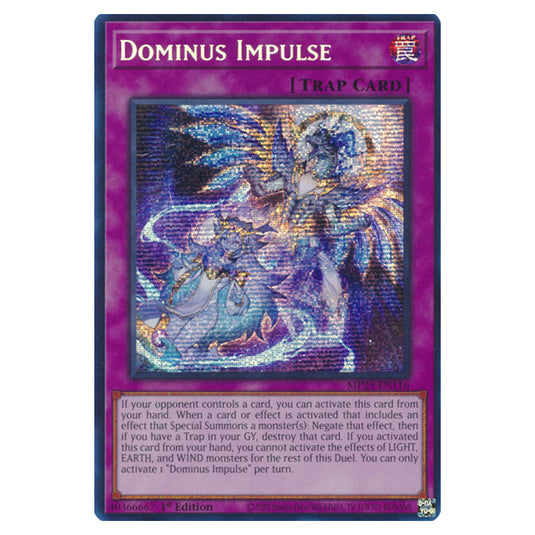 Dominus Impulse MP25-EN116 card from the Yu-Gi-Oh! set 2025 Mega Pack