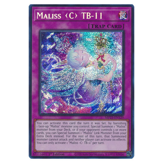 Maliss C TB-11 MP25-EN129 card from the Yu-Gi-Oh! set 2025 Mega Pack