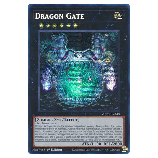 Dragon Gate MP25-EN148 card from the Yu-Gi-Oh! set 2025 Mega Pack