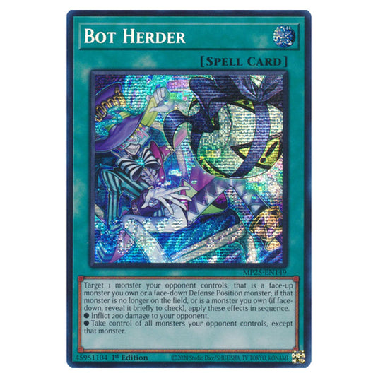 Bot Herder MP25-EN149 card from the Yu-Gi-Oh! set 2025 Mega Pack