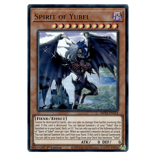 Spirit of Yubel MP25-EN151 card from the Yu-Gi-Oh! set 2025 Mega Pack