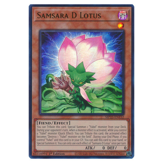 Samsara D Lotus MP25-EN152 card from the Yu-Gi-Oh! set 2025 Mega Pack