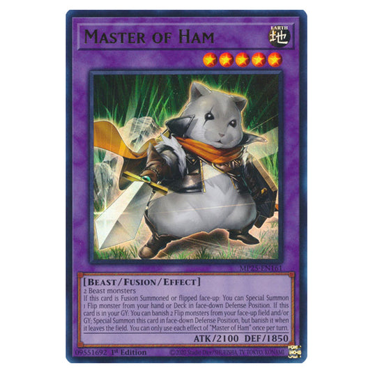 Master of Ham MP25-EN161 card from the Yu-Gi-Oh! set 2025 Mega Pack