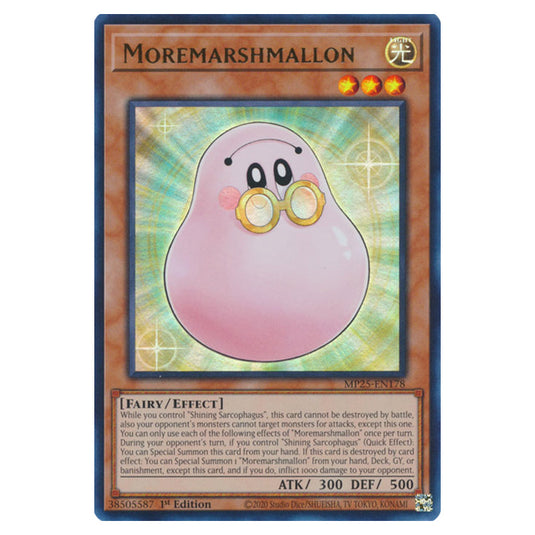 Moremarshmallon MP25-EN178 card from the Yu-Gi-Oh! set 2025 Mega Pack