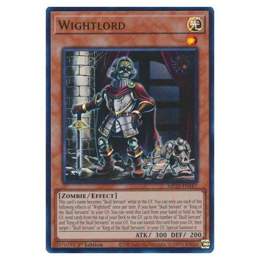 Wightlord MP25-EN187 card from the Yu-Gi-Oh! set 2025 Mega Pack