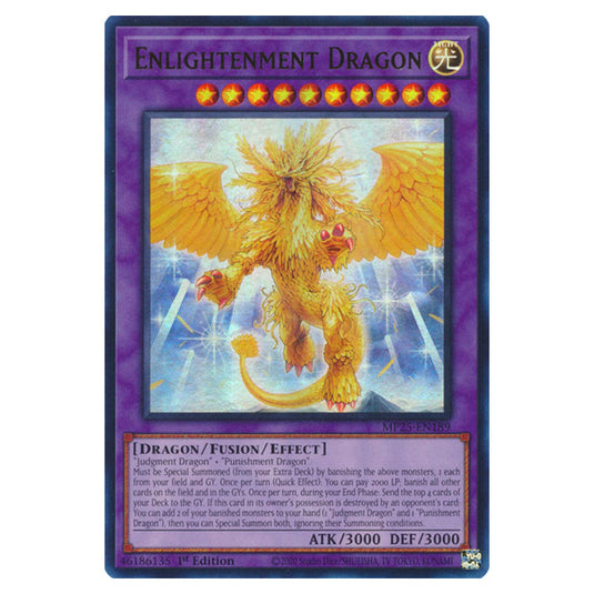Enlightenment Dragon MP25-EN189 card from the Yu-Gi-Oh! set 2025 Mega Pack