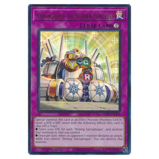 Stronghold the Hidden Fortress MP25-EN201 card from the Yu-Gi-Oh! set 2025 Mega Pack