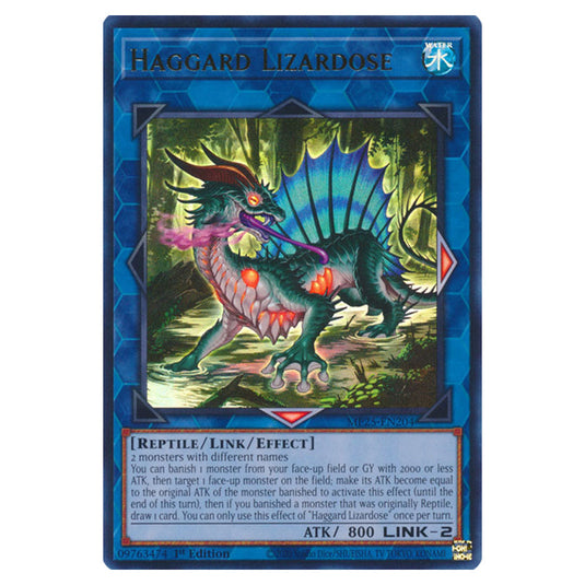 Haggard Lizardose MP25-EN204 card from the Yu-Gi-Oh! set 2025 Mega Pack