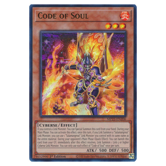 Code of Soul MP25-EN206 card from the Yu-Gi-Oh! set 2025 Mega Pack