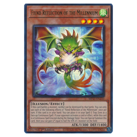 Fiend Reflection of the Millennium MP25-EN210 card from the Yu-Gi-Oh! set 2025 Mega Pack