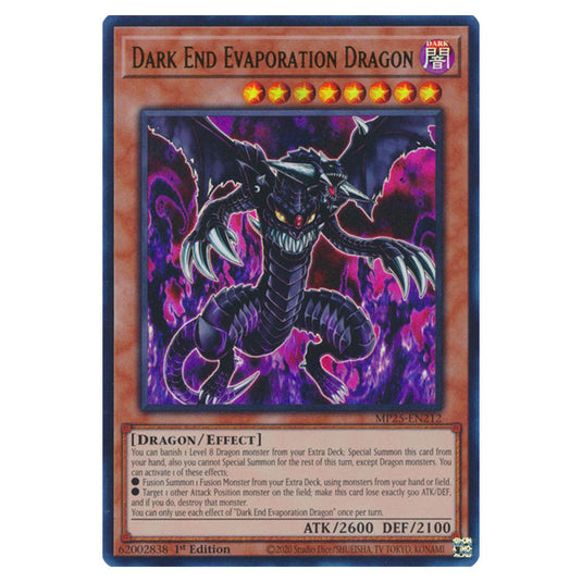 Dark End Evaporation Dragon MP25-EN212 card from the Yu-Gi-Oh! set 2025 Mega Pack