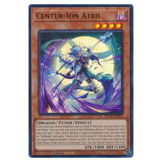 Centur-Ion Atrii MP25-EN216 card from the Yu-Gi-Oh! set 2025 Mega Pack