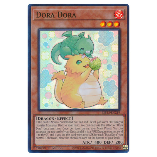 Dora Dora MP25-EN219 card from the Yu-Gi-Oh! set 2025 Mega Pack