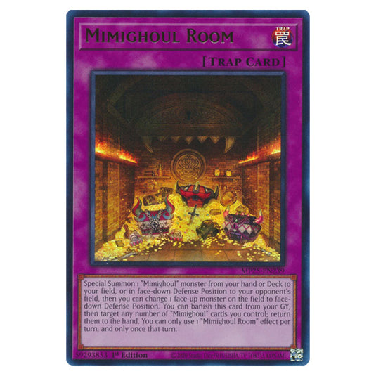 Mimighoul Room MP25-EN239 card from the Yu-Gi-Oh! set 2025 Mega Pack