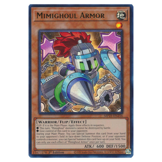 Mimighoul Armor MP25-EN256 card from the Yu-Gi-Oh! set 2025 Mega Pack