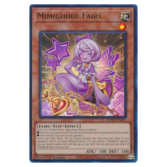 Mimighoul Fairy MP25-EN257 card from the Yu-Gi-Oh! set 2025 Mega Pack