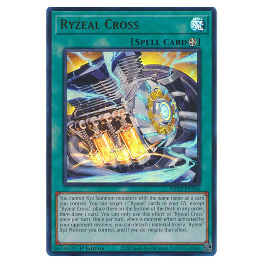 Ryzeal Cross MP25-EN264 card from the Yu-Gi-Oh! set 2025 Mega Pack