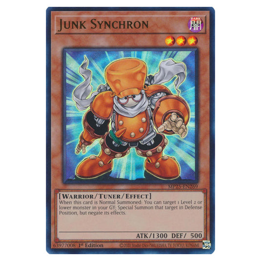 Junk Synchron MP25-EN269 card from the Yu-Gi-Oh! set 2025 Mega Pack